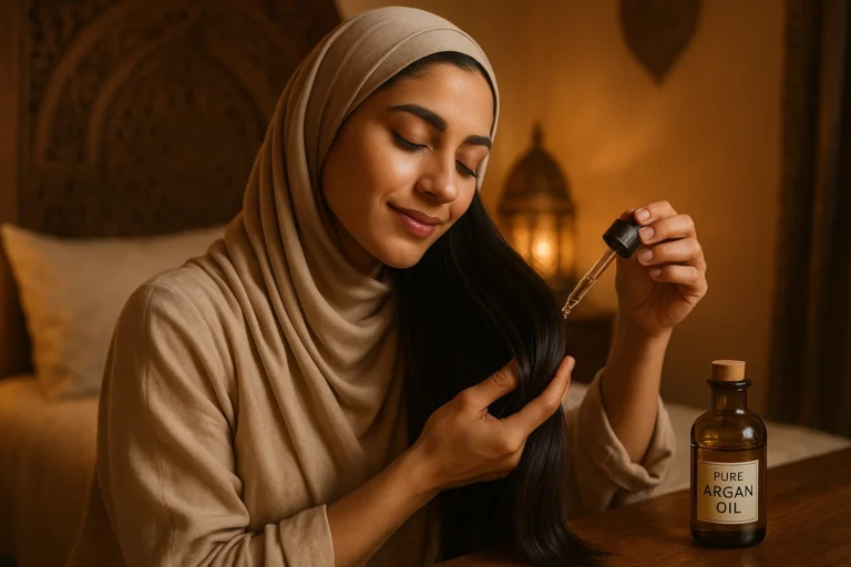 تجربتي مع زيت الأرغان للشعر